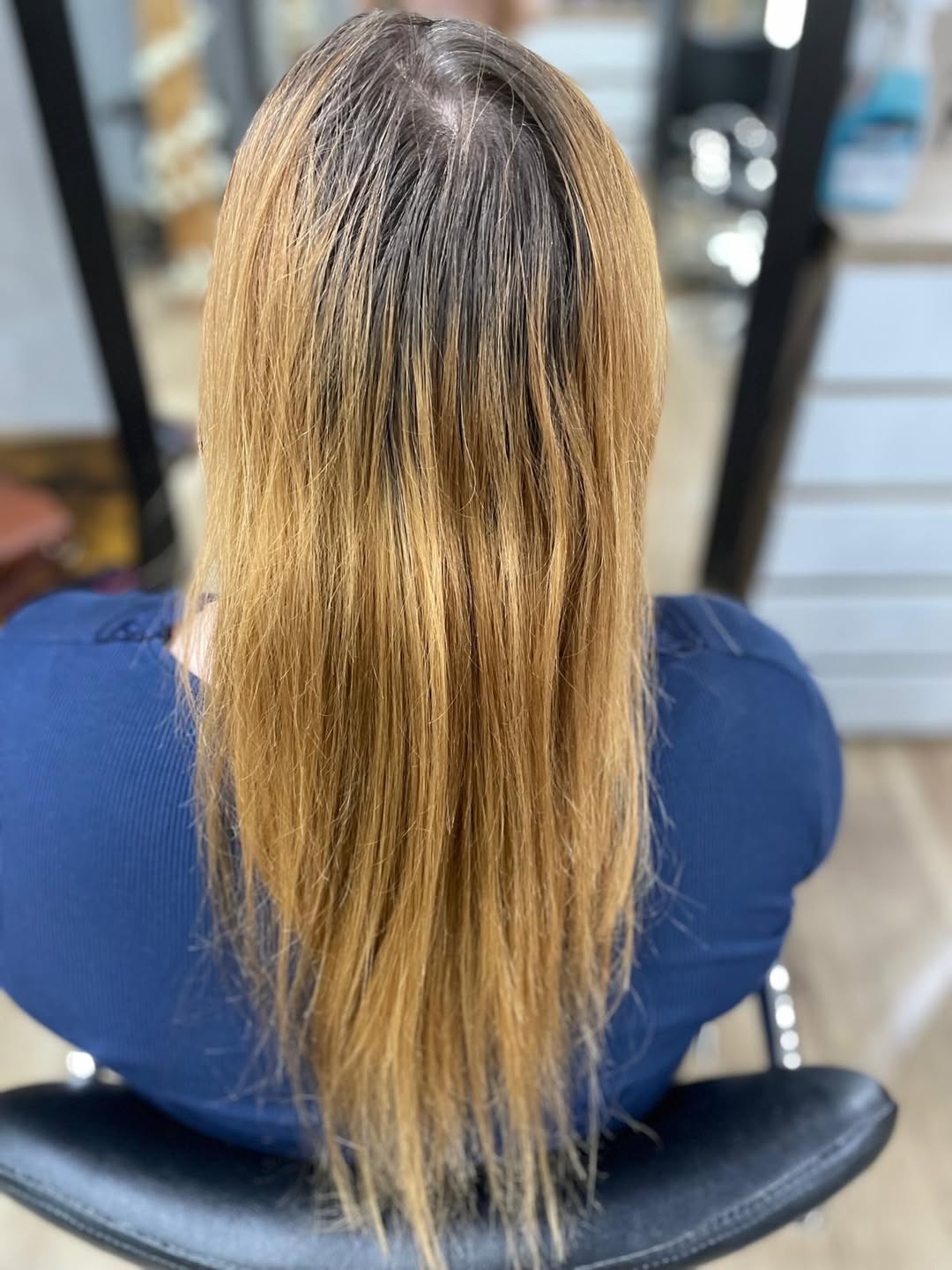 Blond i dekoloryzacja — przed